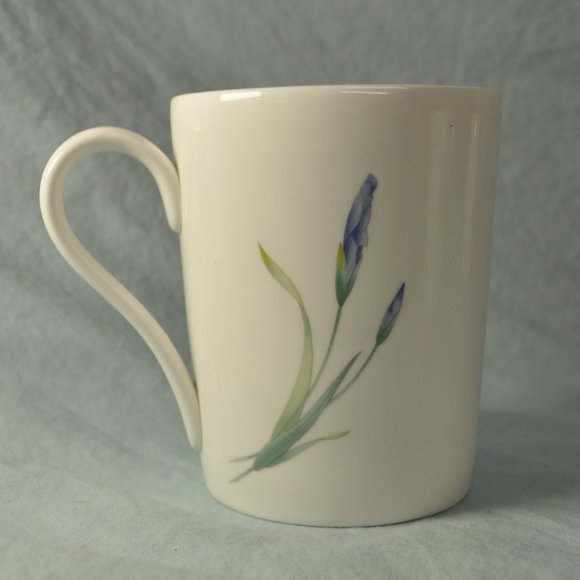 FOUR 12 oz Christopher Stuart Iris mug (w816) - Picture 11 of 13